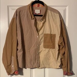 American Eagle Outfitters Brown Lightweight Shirt Jacket